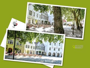 Beckum Marktplatz Postkarten
