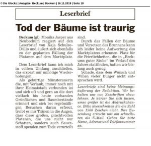Leserbrief_Tod-der-Bäume-ist-Traurig_Monika-Japser